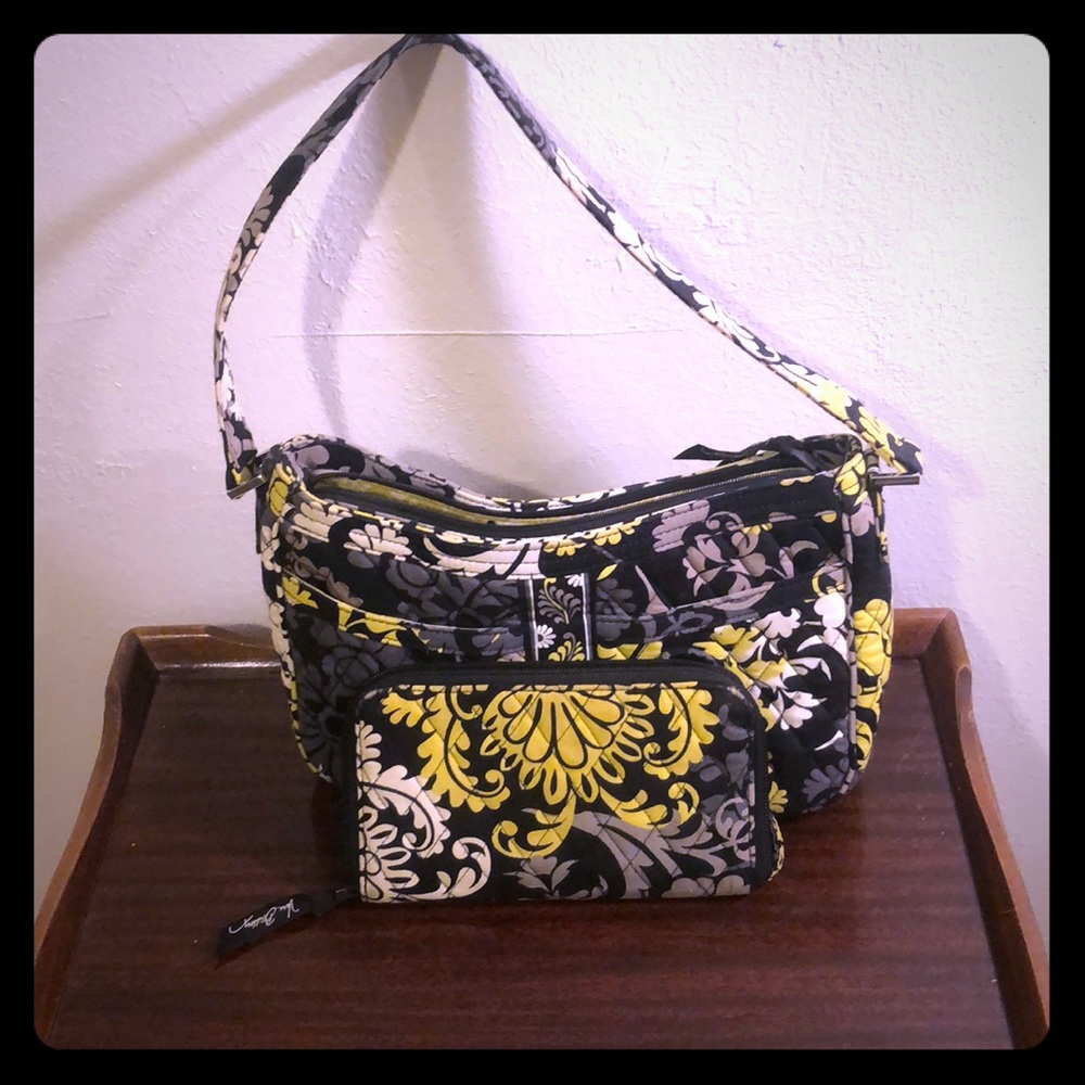Vera Bradley Purse & Wallet Matching Set